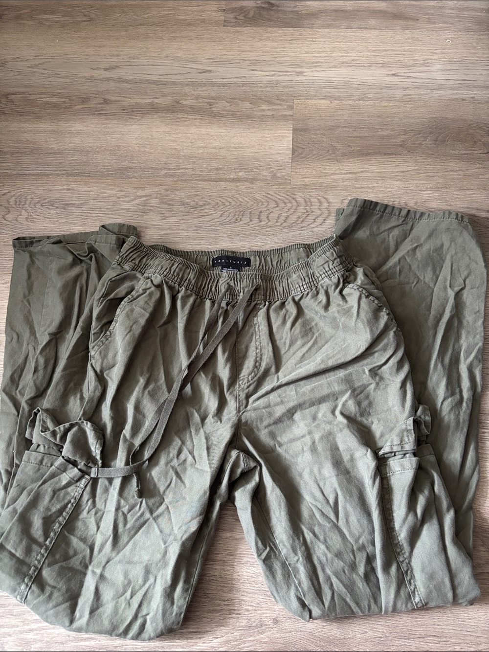 Sanctuary Olive Green Women's Cargo Joggers